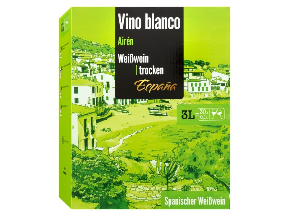 Vino blanco Airén 3 l Akcija v trgovini Lidl