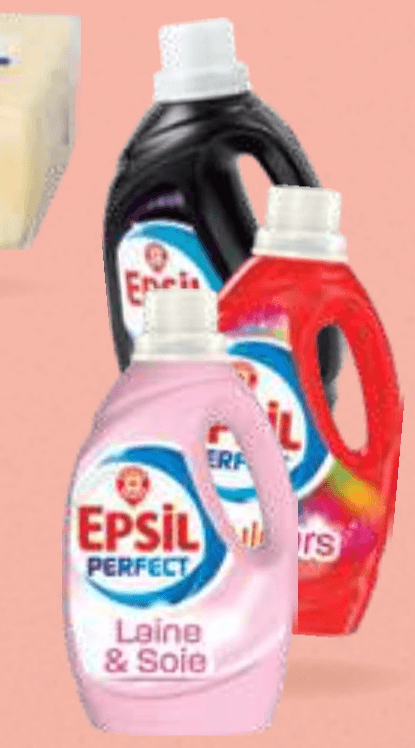 Gel za pranje perila Epsil 1,25 l ali do 25 pranj Akcija v trgovini E.Leclerc