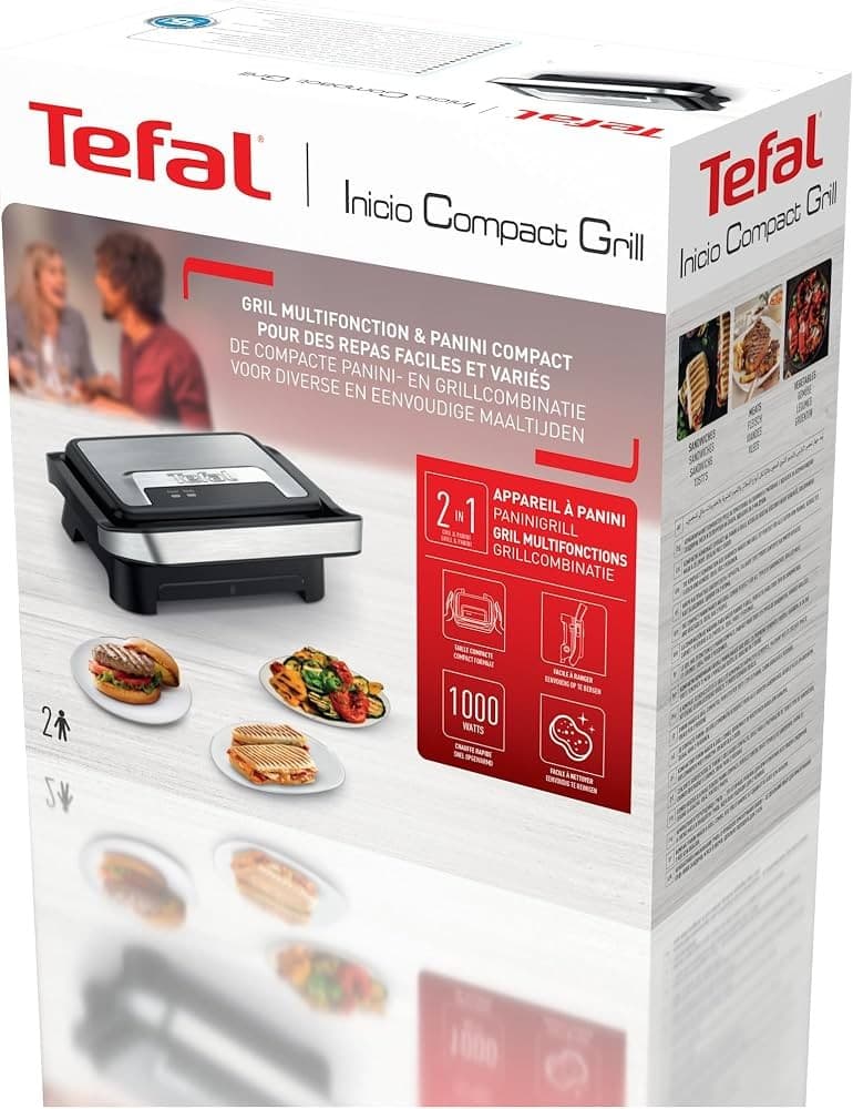 Tefal kontaktni žar 2v1 Inicio Grill Akcija v trgovini Spar