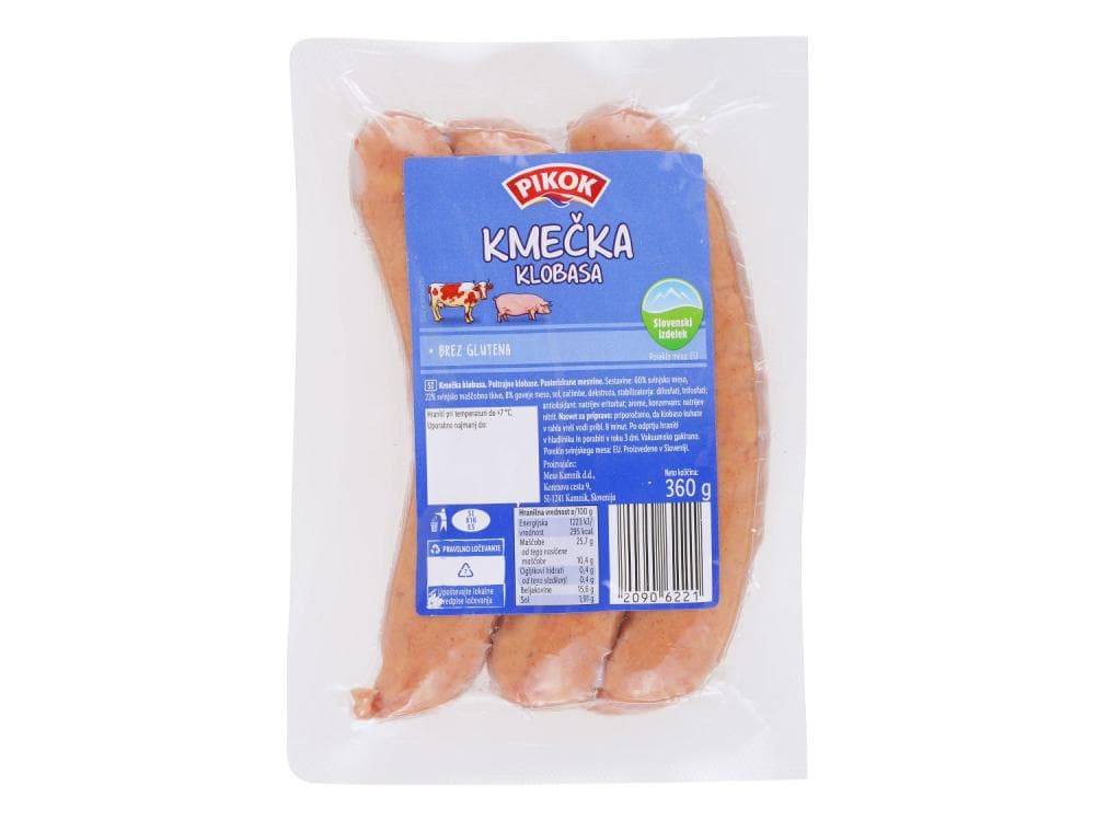 Pikok kmečka klobasa 360 g Akcija v trgovini Lidl
