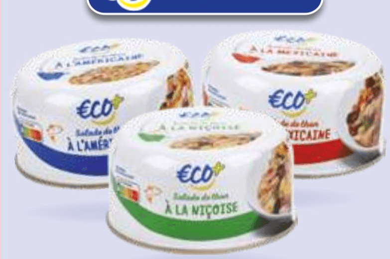 Tunina v solati Eco 280 g Akcija v trgovini E.Leclerc
