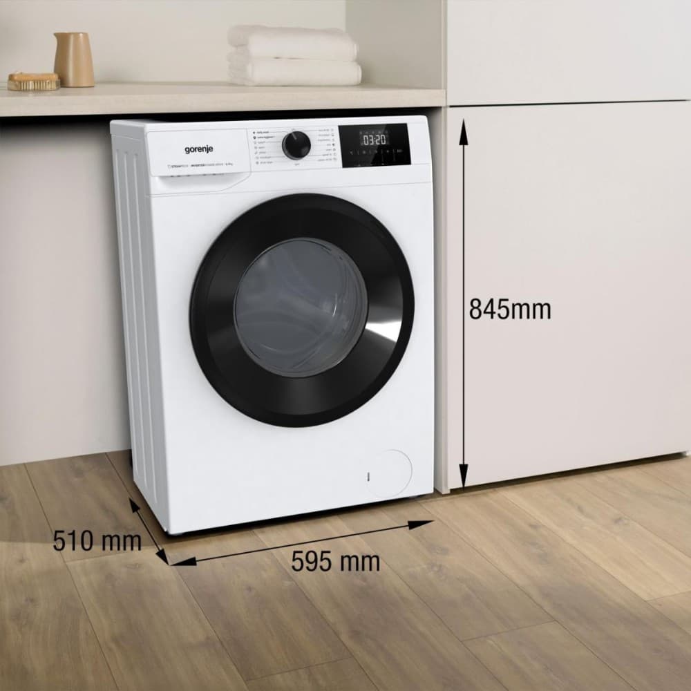 Pralni stroj Gorenje W3NGP174A3S 7 kg pranja, 1400 obratov Akcija v trgovini Harvey Norman