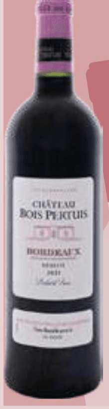 Château Bois Pertuis "Bordeaux" 0,75 l Akcija v trgovini E.Leclerc