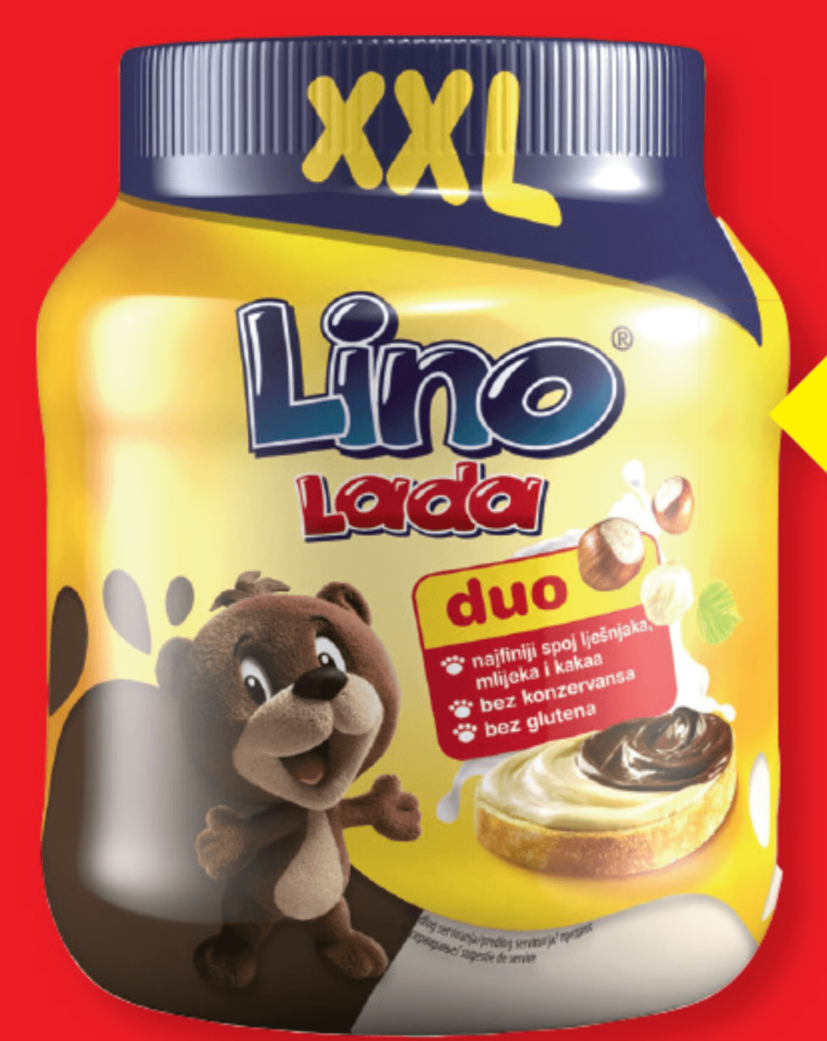 Podravka Lino lada Duo 1 kg Akcija v trgovini Lidl