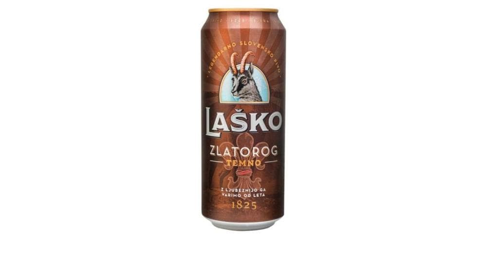 Zlatorog temno pivo 0,5 L Akcija v trgovini Jager
