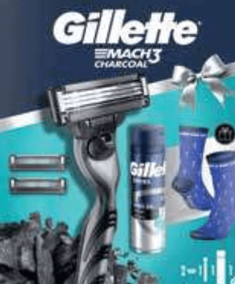 Gillette Mach3 Charcoal darilni set Akcija v trgovini Dm