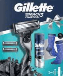 Gillette Mach3 Charcoal darilni set