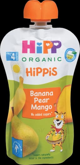 HiPP Organic bio sadni žepek z banano, hruško in mangom