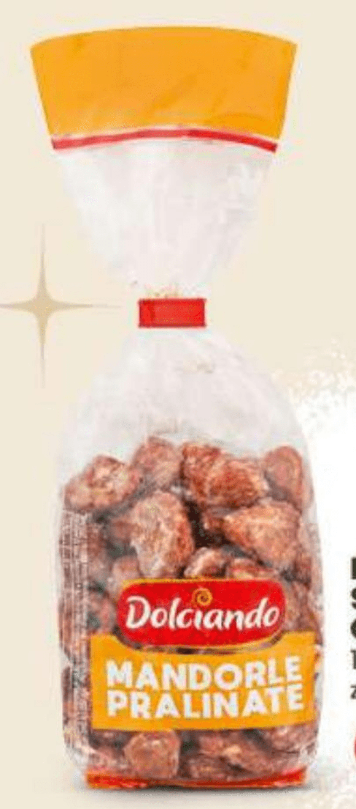 Dolciando Mandlji s sladkorno glazuro 150 g Akcija v trgovini Eurospin