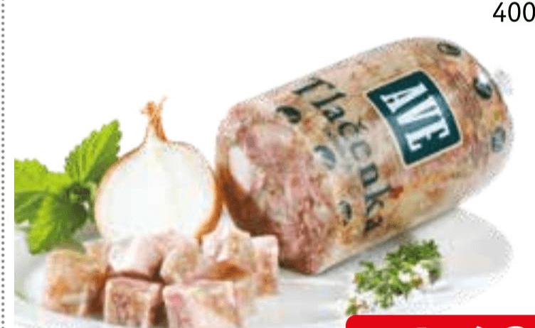 Tlačenka 400 g Ave Akcija v trgovini Jager