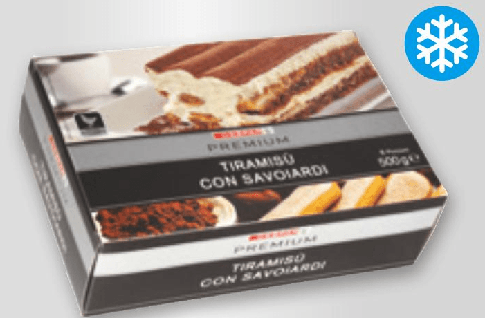 Premium tiramisu 500 g Akcija v trgovini Spar
