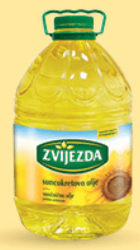 Sončnično olje Zvijezda Akcija v trgovini Mercator