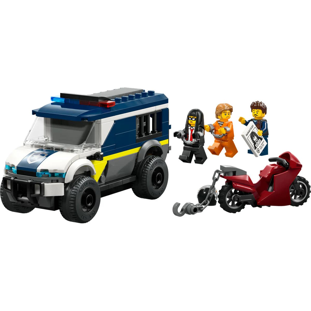 Kocke Lego Policijsko vozilo za prevoz zapornikov Akcija v trgovini Mercator