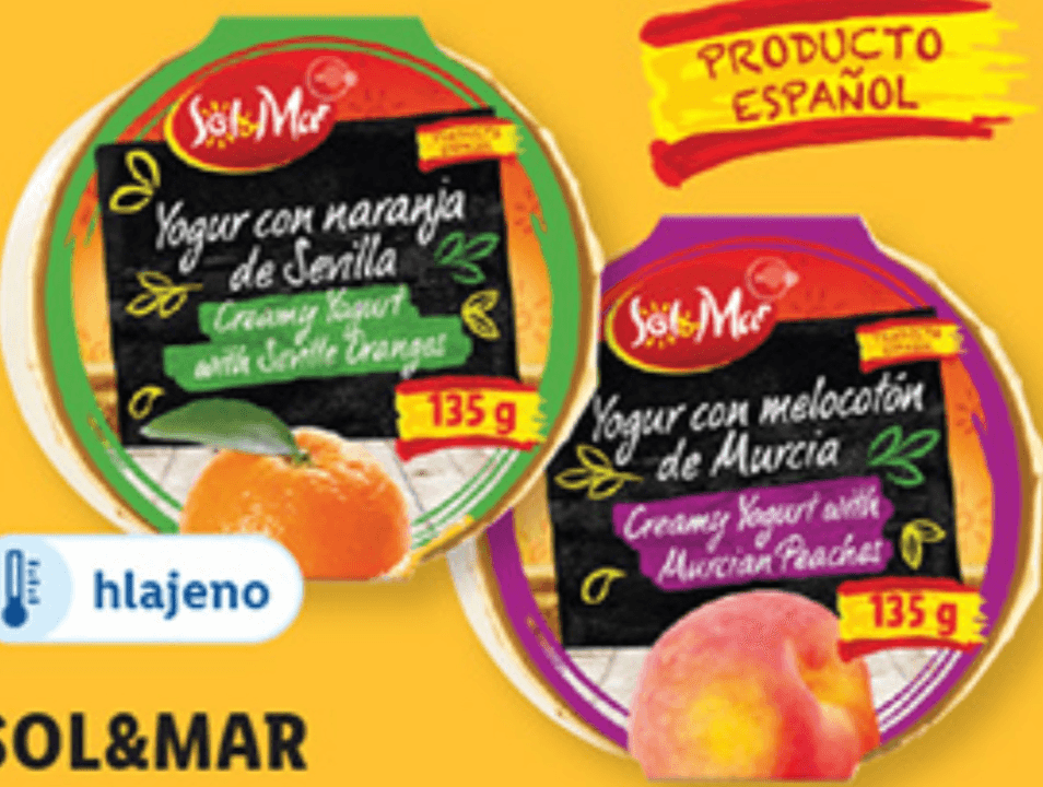 SOL&MAR Kremni jogurt 135 g Akcija v trgovini Lidl