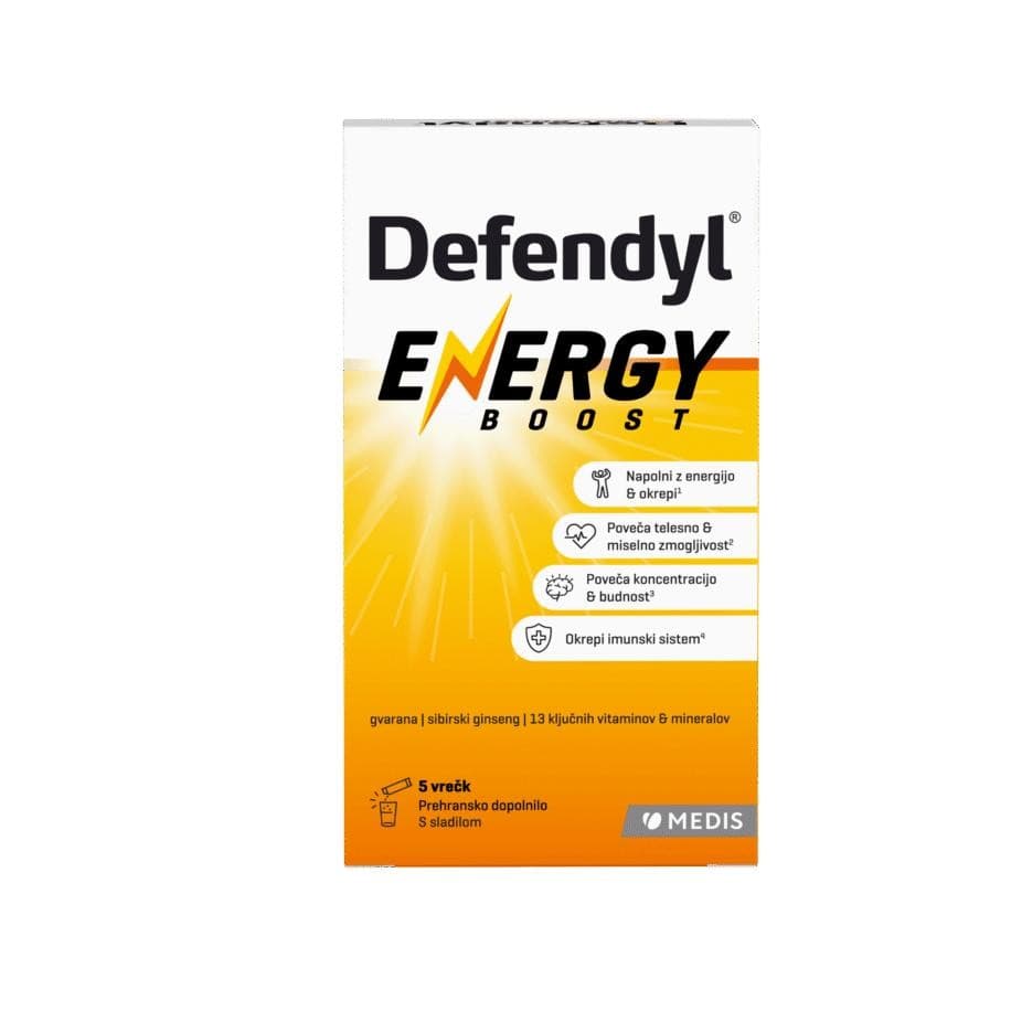 Prehransko dopolnilo Defendyl Energy Boost 5 vrečk Medis Akcija v trgovini E.Leclerc