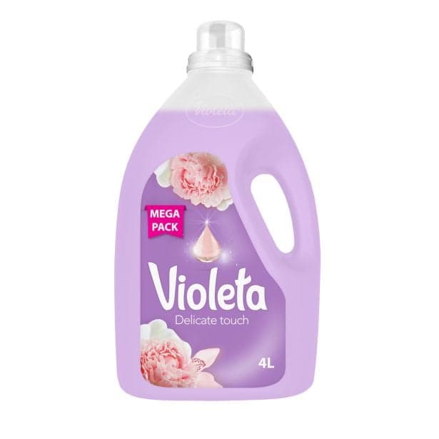 Mehčalec za perilo Violeta Delicate Touch 4 l Akcija v trgovini Merkur