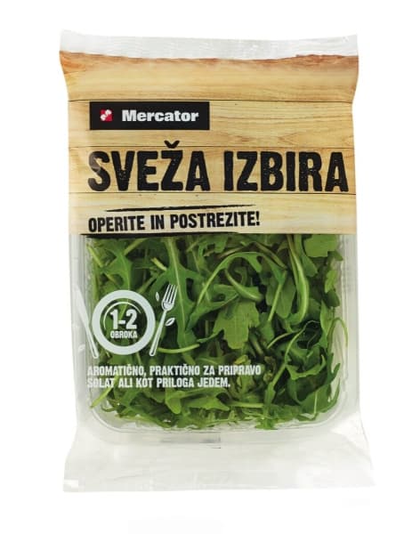 Rukola 100 g Mercator Akcija v trgovini Mercator