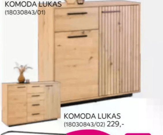 Komoda Lukas Akcija v trgovini Mömax