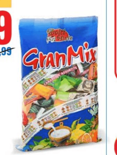 Mešani bonboni Granmix 1 kg Dolciando Akcija v trgovini Eurospin