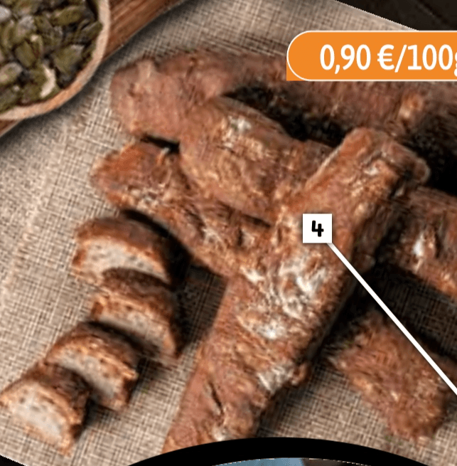 Ajdova palčka z orehi Akcija v trgovini E.Leclerc