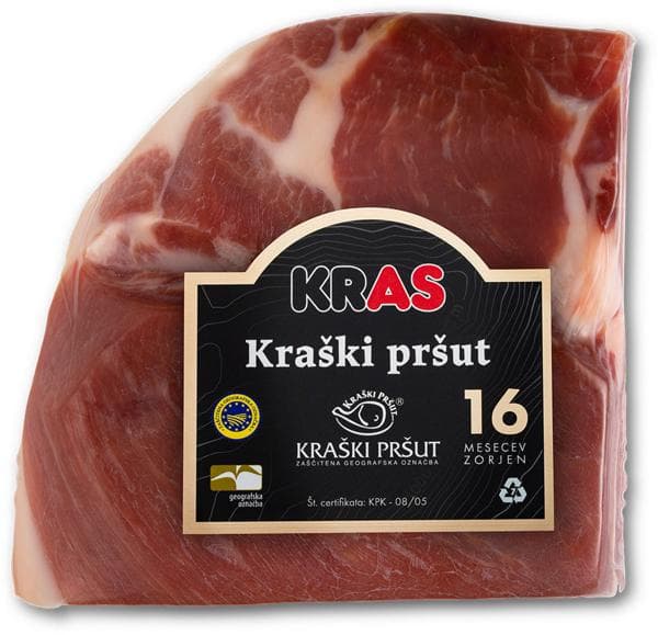 Kraški pršut Kras Akcija v trgovini Mercator