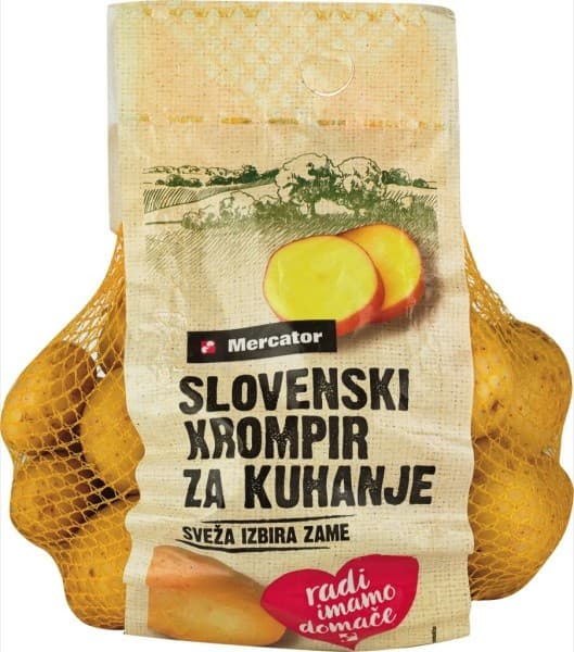 Slovenski krompir za kuhanje ali pečenje Mercator 2,5 kg Akcija v trgovini Mercator