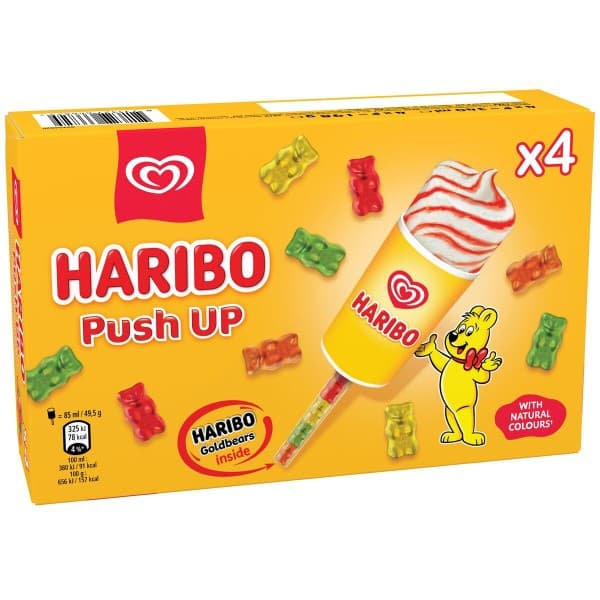 Sladoled Haribo 4 x 85 ml Akcija v trgovini Spar