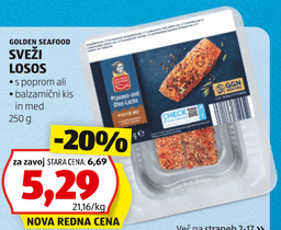 Golden Seafood Sveži losos