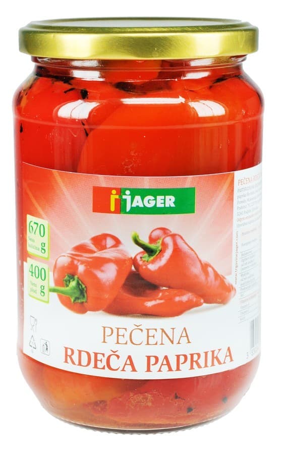 Rdeča paprika 670 g Jager Akcija v trgovini Jager