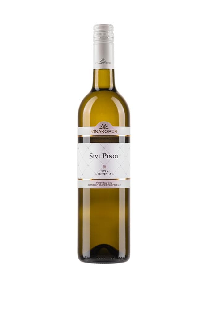 Vino Sivi Pinot 0,75 l Vinakoper Akcija v trgovini Spar