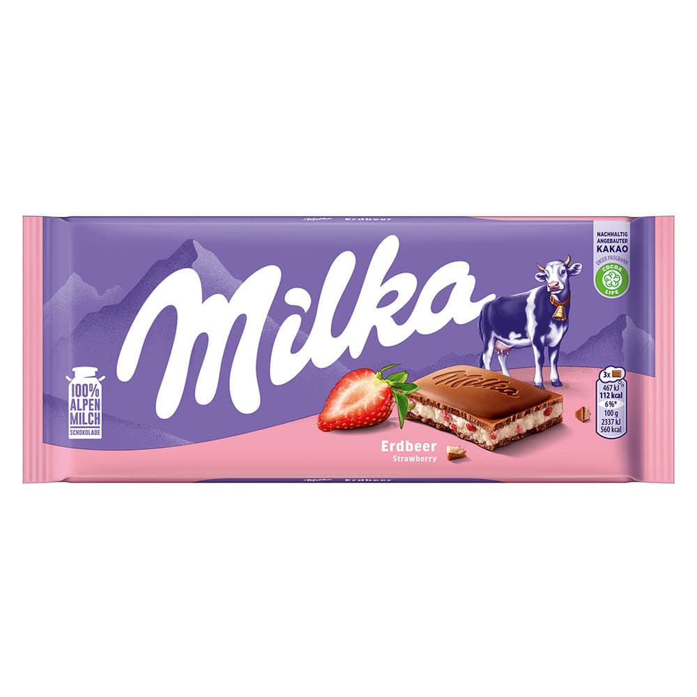 Milka čokolada jagoda 100 g Akcija v trgovini Jager