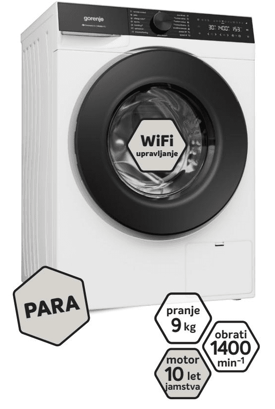 Pralni stroj Gorenje WG694A11 9 kg Akcija v trgovini Pevex