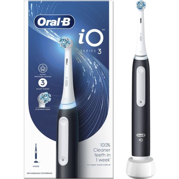 Oral-B iO3 črna Akcija v trgovini Merkur