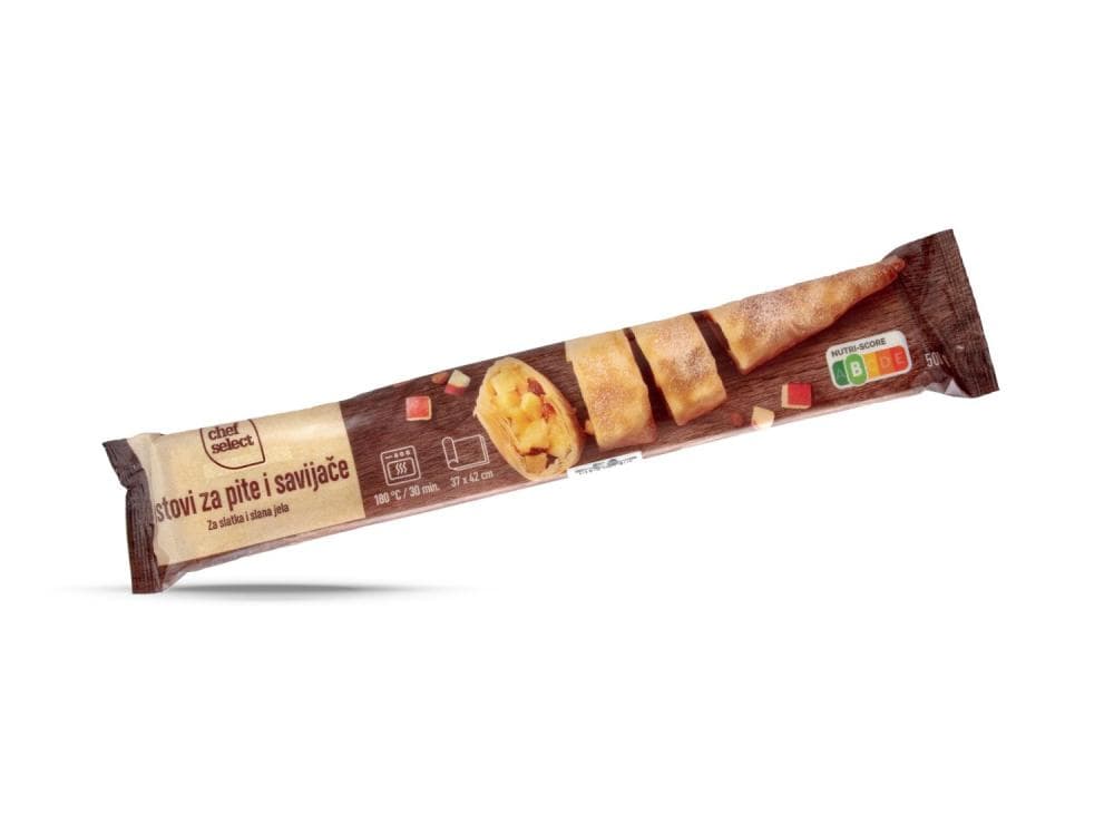 Chef Select listnato testo XXL 375 g Akcija v trgovini Lidl