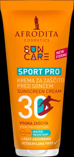 AFRODITA COSMETICS Sun Care Sport Pro krema za zaščito pred soncem