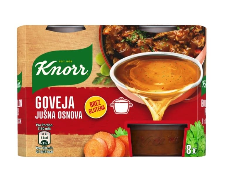 Knorr jušna osnova 224 g Akcija v trgovini Jager