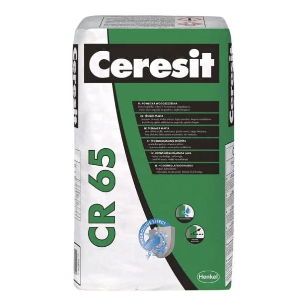 Hidroizolacija Ceresit CR 65 25 kg Akcija v trgovini Jager