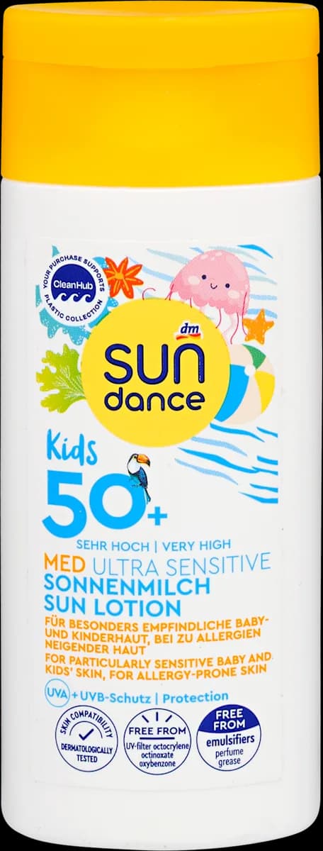 sundance Med Ultra Sensitive otroško mleko za zaščito pred soncem 200 ml Akcija v trgovini Dm