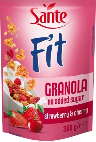 Fit granola 300 g Sante Akcija v trgovini E.Leclerc