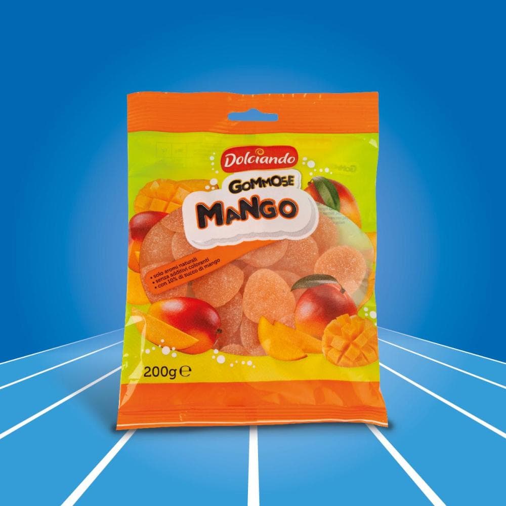 Dolciando gumijasti bonboni mango 200 g Akcija v trgovini Eurospin