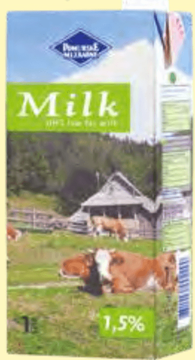 Trajno mleko 1 L Pomurske Mlekarne Akcija v trgovini Jager