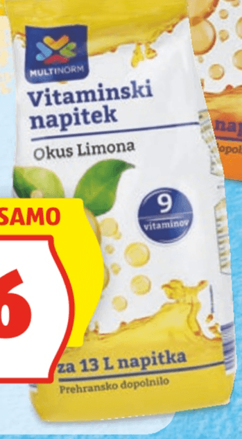 Multinorm vitaminski napitek 1 kg Akcija v trgovini Hofer
