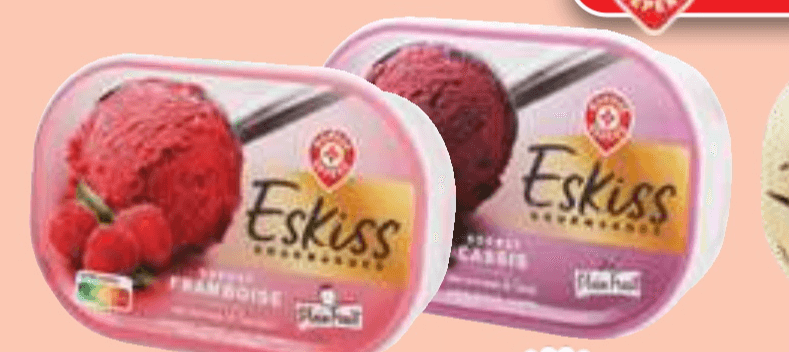 Sorbet Eskiss 1 l Akcija v trgovini E.Leclerc