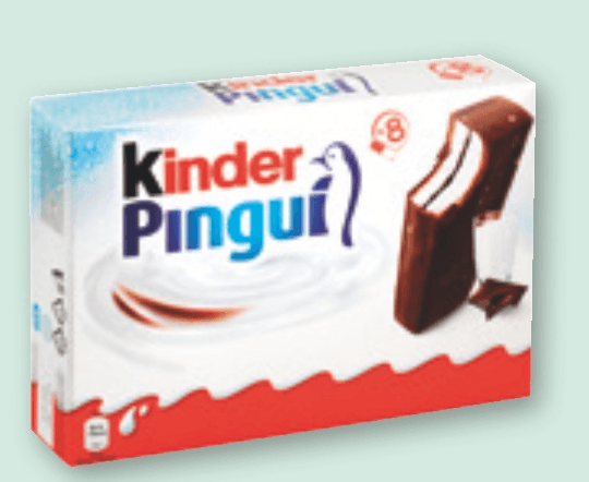 Mlečna rezina Kinder Pingui 8 x 30 g Akcija v trgovini Spar