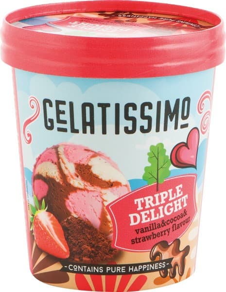 Sladoled Gelatissimo 470 ml Mercator Akcija v trgovini Mercator