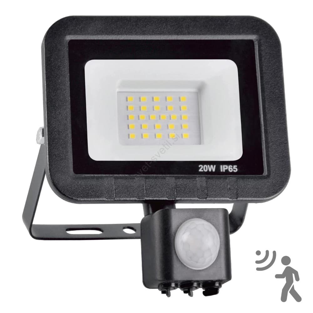 LED reflektor Adviti T0S IP65 s senzorjem 4000 K 2 x 20 W Akcija v trgovini Jager