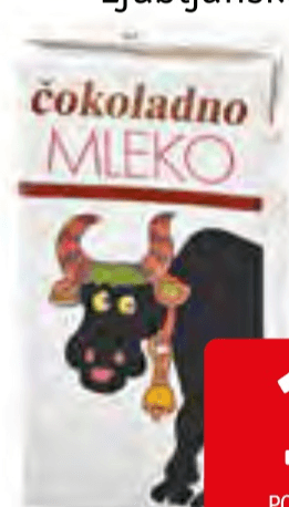 Čokoladno mleko 500 ml Akcija v trgovini E.Leclerc