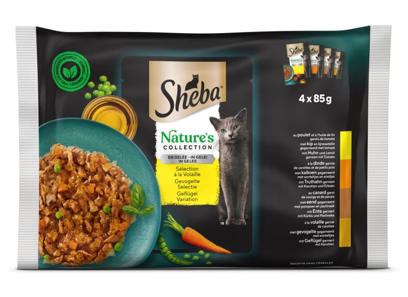 Sheba hrana za mačke 4 x 85 g Akcija v trgovini Jager