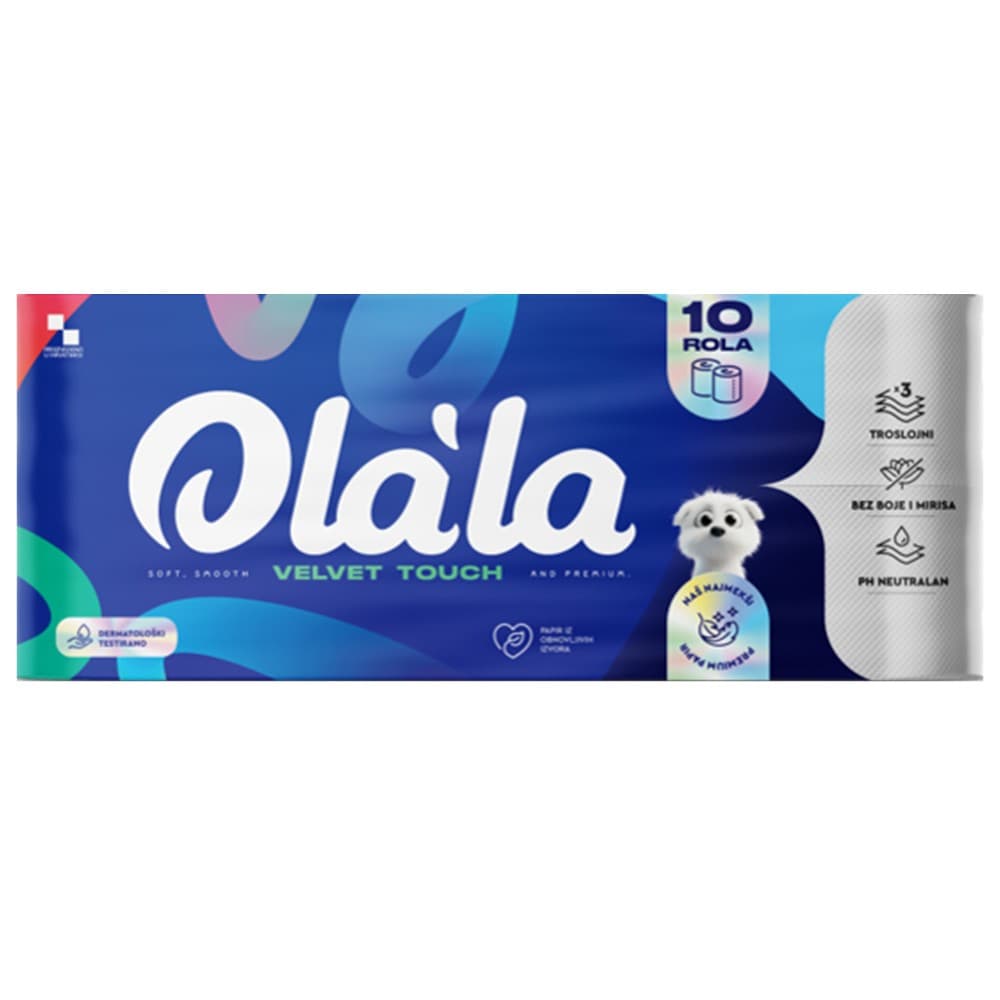 Papir toaletni Olala 10/1 Akcija v trgovini Mercator