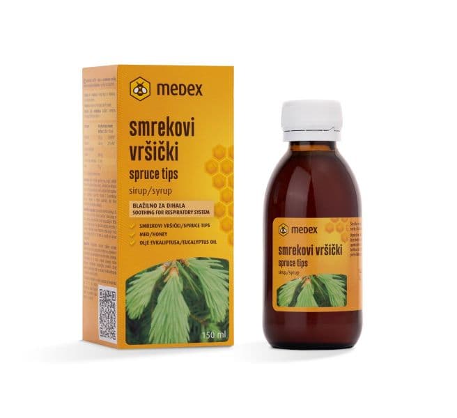 Medex sirup smrekovi vršički 150 ml Akcija v trgovini Spar